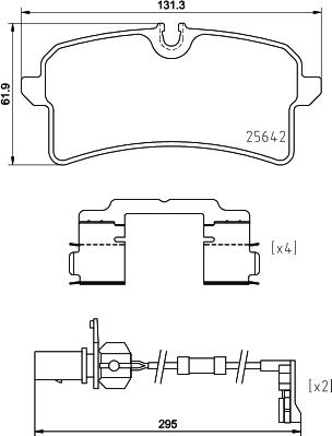 Brembo P85151N - Гальмівні колодки, дискові гальма autozip.com.ua