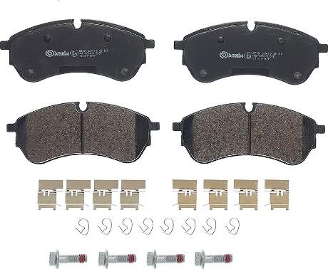 Brembo P 85 169 - Гальмівні колодки, дискові гальма autozip.com.ua