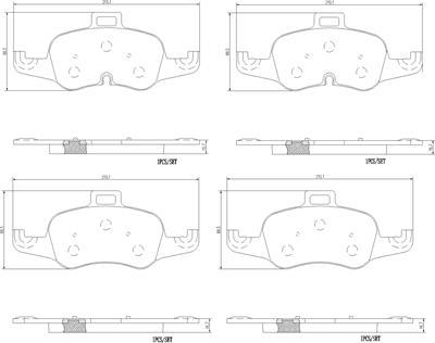 Brembo P85160N - Гальмівні колодки, дискові гальма autozip.com.ua