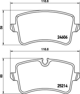 Brembo P 85 119 - Гальмівні колодки, дискові гальма autozip.com.ua