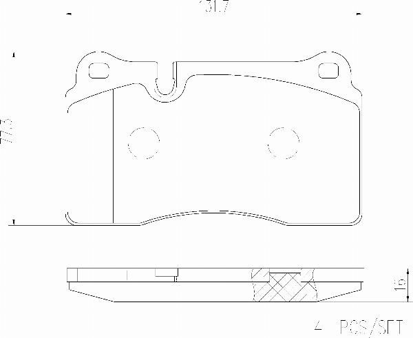 Brembo P85116NX - Гальмівні колодки, дискові гальма autozip.com.ua