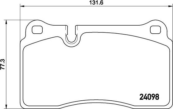 Brembo P 85 110 - Гальмівні колодки, дискові гальма autozip.com.ua