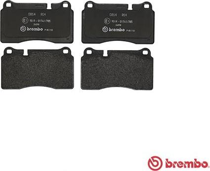Brembo P 85 110 - Гальмівні колодки, дискові гальма autozip.com.ua