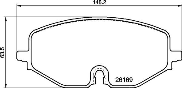 Brembo P 85 182 - Гальмівні колодки, дискові гальма autozip.com.ua