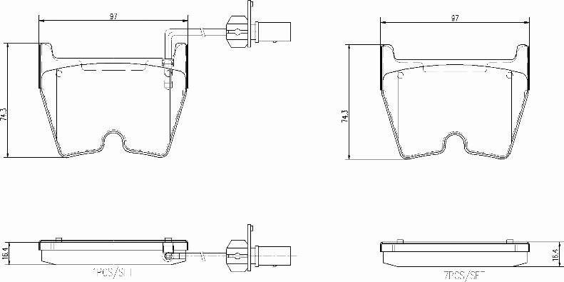 Brembo P85138N - Гальмівні колодки, дискові гальма autozip.com.ua