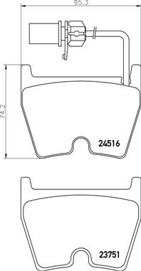 Brembo P 85 138 - Гальмівні колодки, дискові гальма autozip.com.ua