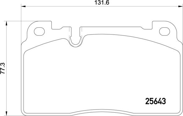 Brembo P 85 122 - Гальмівні колодки, дискові гальма autozip.com.ua