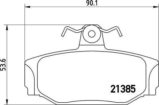 Brembo P 86 009 - Гальмівні колодки, дискові гальма autozip.com.ua