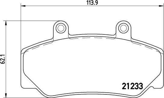 Brembo P 86 006 - Гальмівні колодки, дискові гальма autozip.com.ua