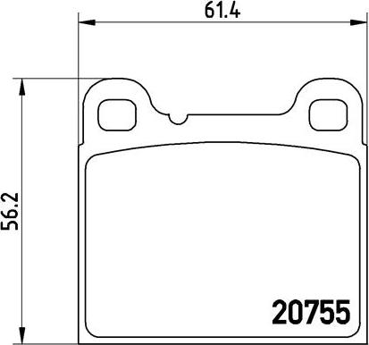 Brembo P 86 002 - Гальмівні колодки, дискові гальма autozip.com.ua