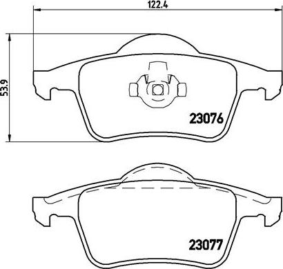 Brembo P 86 014 - Гальмівні колодки, дискові гальма autozip.com.ua