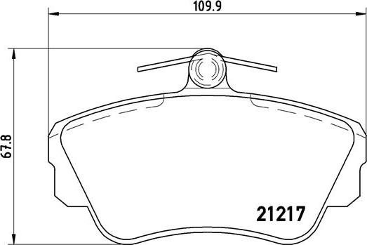 Brembo P 86 010 - Гальмівні колодки, дискові гальма autozip.com.ua