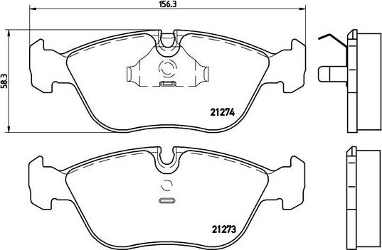 Brembo P 86 013 - Гальмівні колодки, дискові гальма autozip.com.ua