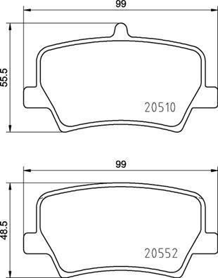 Brembo P 86 032 - Гальмівні колодки, дискові гальма autozip.com.ua