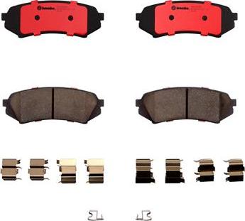 Brembo P83049N - Гальмівні колодки, дискові гальма autozip.com.ua