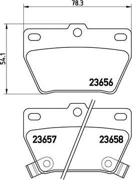 AUGROS 55416556 - Гальмівні колодки, дискові гальма autozip.com.ua