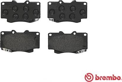 Brembo P 83 069 - Гальмівні колодки, дискові гальма autozip.com.ua