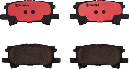 Brembo P83068N - Гальмівні колодки, дискові гальма autozip.com.ua