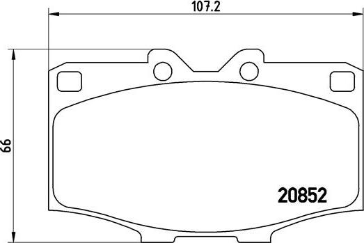 Brembo P 83 006 - Гальмівні колодки, дискові гальма autozip.com.ua