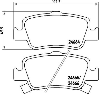 Brembo P 83 080X - Гальмівні колодки, дискові гальма autozip.com.ua