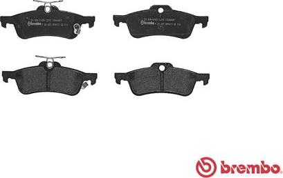 Brembo P 83 087 - Гальмівні колодки, дискові гальма autozip.com.ua