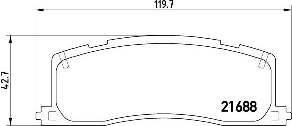 Brembo P 83 030 - Гальмівні колодки, дискові гальма autozip.com.ua