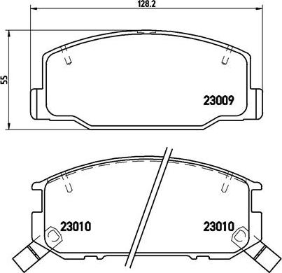 Brembo P 83 031 - Гальмівні колодки, дискові гальма autozip.com.ua