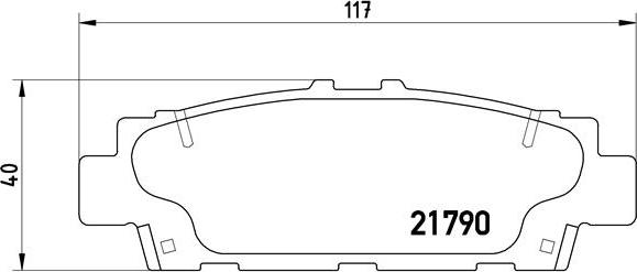 Brembo P 83 032 - Гальмівні колодки, дискові гальма autozip.com.ua