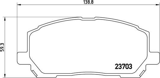 Brembo P 83 078 - Гальмівні колодки, дискові гальма autozip.com.ua