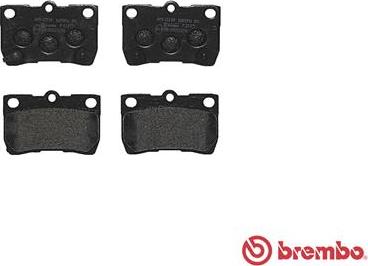 Brembo P 83 073 - Гальмівні колодки, дискові гальма autozip.com.ua