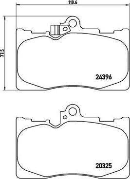 Brembo P 83 072 - Гальмівні колодки, дискові гальма autozip.com.ua