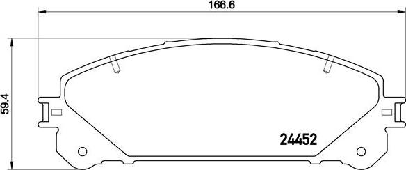 Brembo P 83 145 - Гальмівні колодки, дискові гальма autozip.com.ua