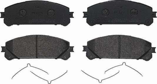 Brembo P 83 145 - Гальмівні колодки, дискові гальма autozip.com.ua