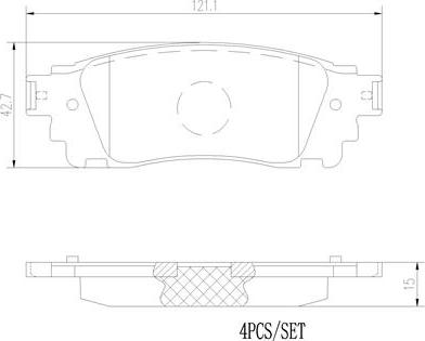 Brembo P83166N - Гальмівні колодки, дискові гальма autozip.com.ua