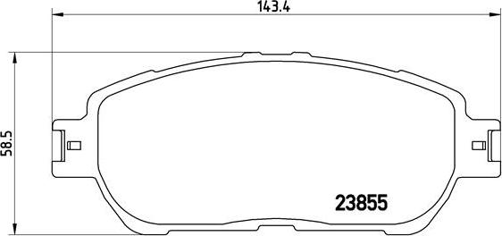 Brembo P 83 105 - Гальмівні колодки, дискові гальма autozip.com.ua