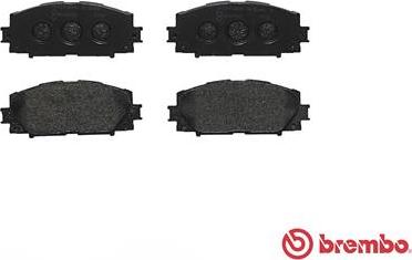 Brembo P 83 106 - Гальмівні колодки, дискові гальма autozip.com.ua