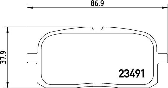 Brembo P 83 116 - Гальмівні колодки, дискові гальма autozip.com.ua