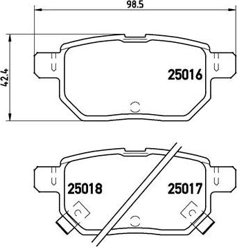 Brembo P 83 133 - Гальмівні колодки, дискові гальма autozip.com.ua
