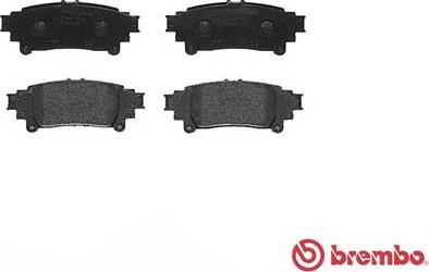 Brembo P 83 132 - Гальмівні колодки, дискові гальма autozip.com.ua