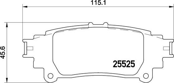 Brembo P 83 132 - Гальмівні колодки, дискові гальма autozip.com.ua