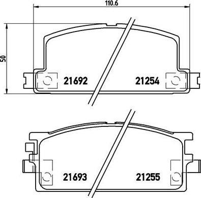 Brembo P 34 001 - Гальмівні колодки, дискові гальма autozip.com.ua