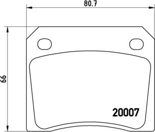 Brembo P 36 002 - Гальмівні колодки, дискові гальма autozip.com.ua