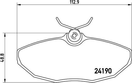 Brembo P 36 015 - Гальмівні колодки, дискові гальма autozip.com.ua