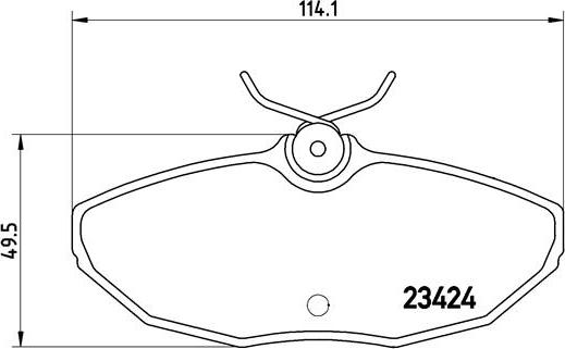 Brembo P 36 013 - Гальмівні колодки, дискові гальма autozip.com.ua