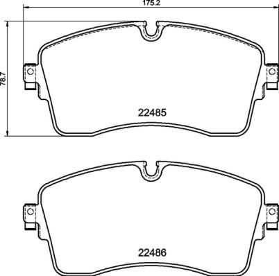 BENDIX 511481 - Гальмівні колодки, дискові гальма autozip.com.ua