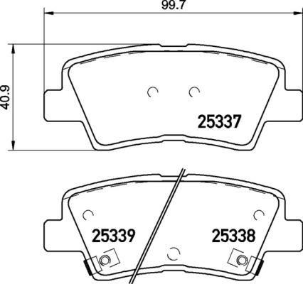 Brembo P 30 094X - Гальмівні колодки, дискові гальма autozip.com.ua