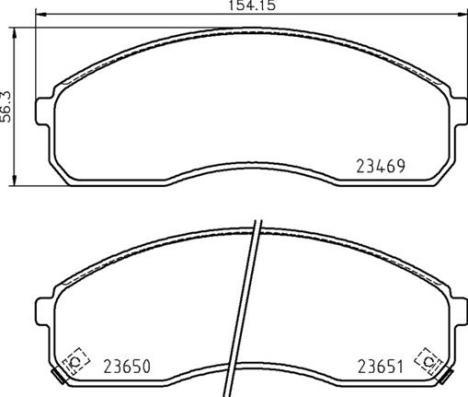 Brembo P 30 091 - Гальмівні колодки, дискові гальма autozip.com.ua