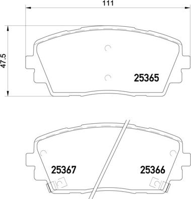 Brembo P 30 053 - Гальмівні колодки, дискові гальма autozip.com.ua