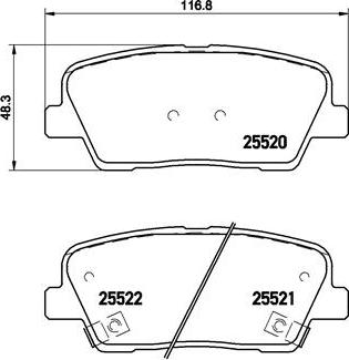 Brembo P 30 063 - Гальмівні колодки, дискові гальма autozip.com.ua