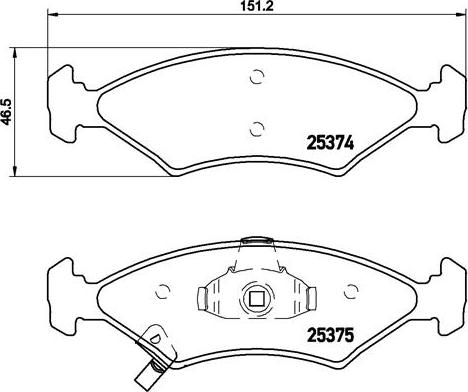 Brembo P 30 062 - Гальмівні колодки, дискові гальма autozip.com.ua